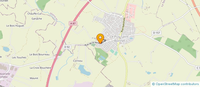 localisation de l'entreprise EXPERT CONSUL INGENIERIE SERVICES INNOVA  SEVREMOINE