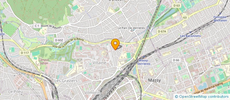 localisation de l'entreprise EXPERT CONSULTING à MASSY