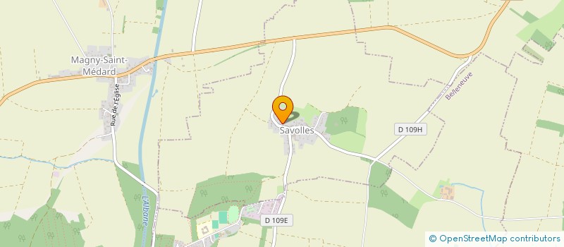 localisation de l'entreprise EXPERT D.A. à SAVOLLES