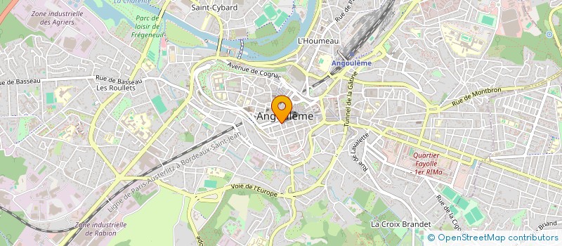 localisation de l'entreprise EXPERT D'ASSURE INDEPENDANT 16 à ANGOULEME