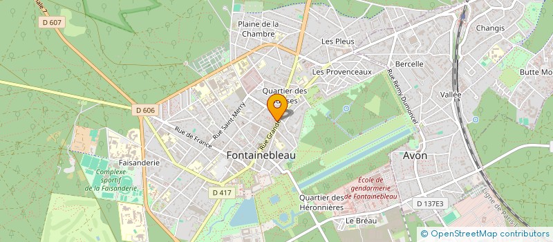 localisation de l'entreprise EXPERT D'OR à FONTAINEBLEAU