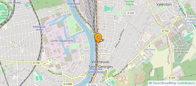 localisation de l'entreprise EXPERT DE LA RENOVATION ENERGETIQUE DU BATIMENT à VILLENEUVE-SAINT-GEORGES