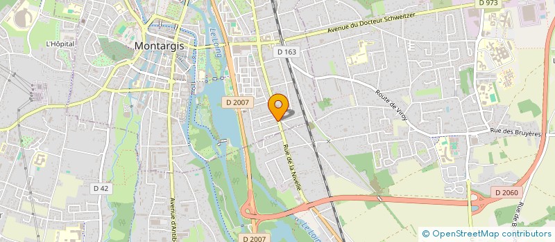 localisation de l'entreprise EXPERT DE LA RENOVATION ENERGETIQUE DU BATIMENT à MONTARGIS