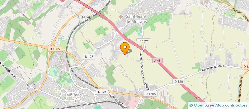 localisation de l'entreprise EXPERT DIAG 38  SAINT-JEAN-DE-MOIRANS