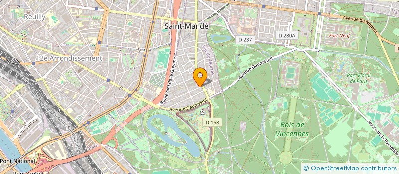 localisation de l'entreprise EXPERT DIAGNOSTIC à SAINT-MANDE