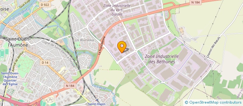localisation de l'entreprise EXPERT DSI à SAINT-OUEN-L'AUMONE