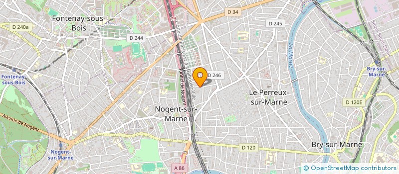 localisation de l'entreprise EXPERT ENERGETIQUE  LE PERREUX-SUR-MARNE