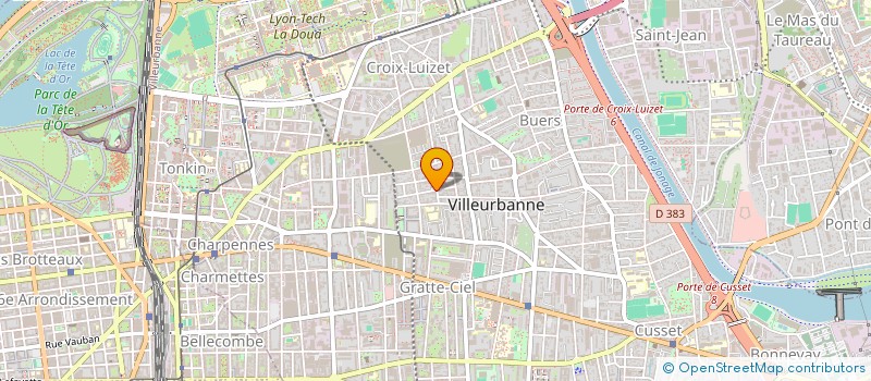 localisation de l'entreprise EXPERT ETANCHEITE à VILLEURBANNE