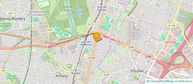 localisation de l'entreprise EXPERT EXPORT AUTOMOBILE à ANTONY