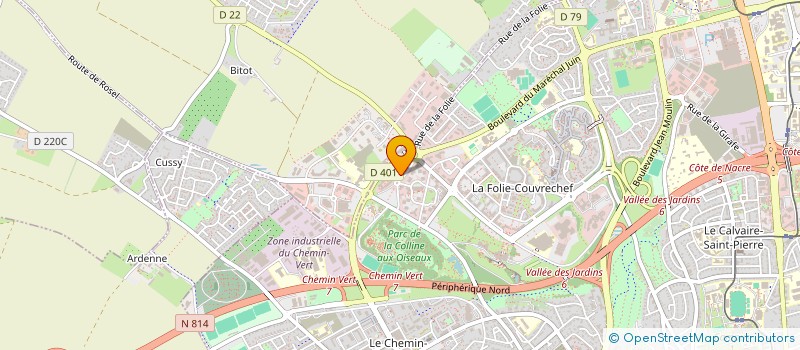 localisation de l'entreprise EXPERT'EYES à CAEN