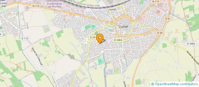 localisation de l'entreprise EXPERT FACADES  AUJARGUES