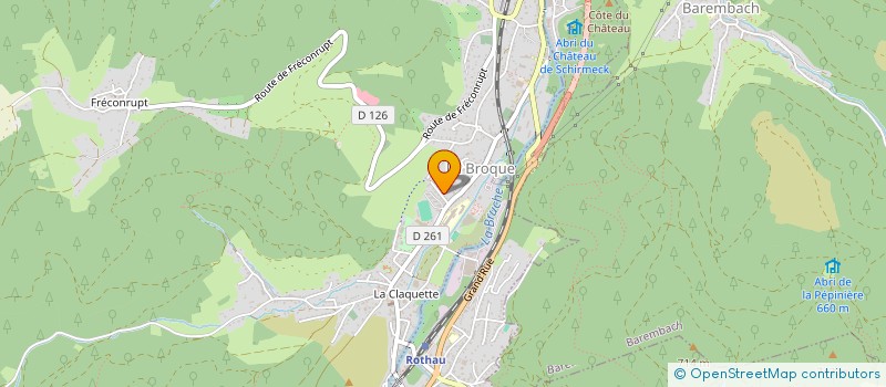 localisation de l'entreprise EXPERT FERMETURES  LA BROQUE