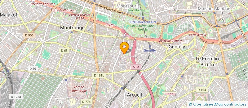 localisation de l'entreprise EXPERT FORMATION ENGLISH à GENTILLY