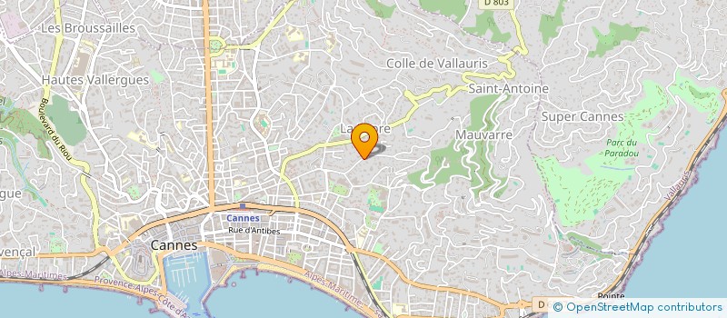 localisation de l'entreprise EXPERT FOURNIL  CANNES