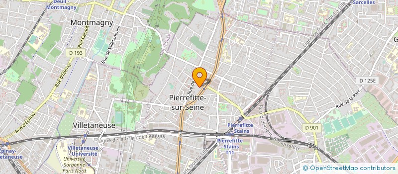 localisation de l'entreprise EXPERT FRANCE BATIMENT à PIERREFITTE-SUR-SEINE