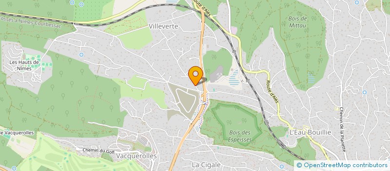 localisation de l'entreprise EXPERT-GEO à NIMES
