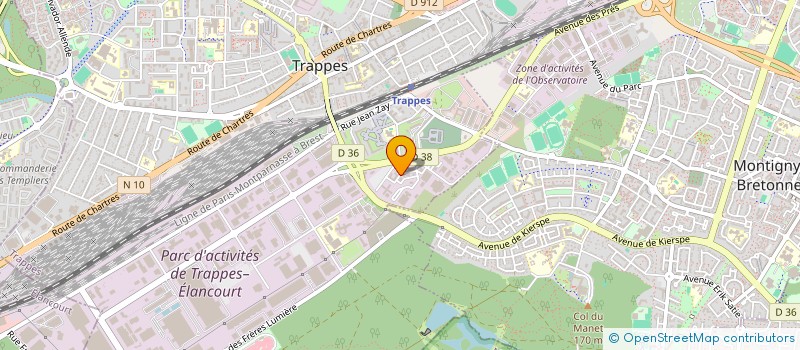 localisation de l'entreprise EXPERT HABITAT FRANCAIS 78 à TRAPPES