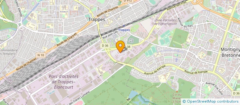 localisation de l'entreprise EXPERT HABITAT FRANCAIS YVELINES à TRAPPES
