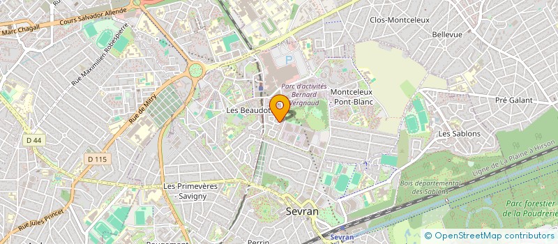 localisation de l'entreprise EXPERT IMMO 21 à SEVRAN