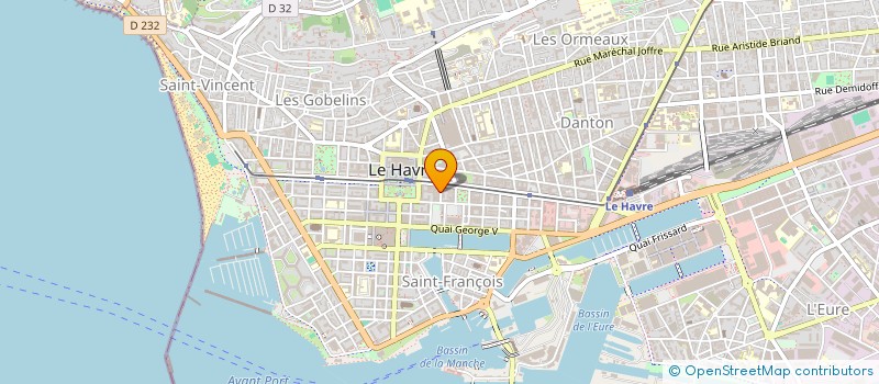 localisation de l'entreprise EXPERT IMMO à LE HAVRE
