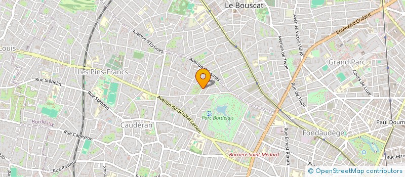 localisation de l'entreprise EXPERT IMMO SJBC  BORDEAUX