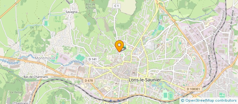 localisation de l'entreprise EXPERT & IMMOBILIER  LONS-LE-SAUNIER