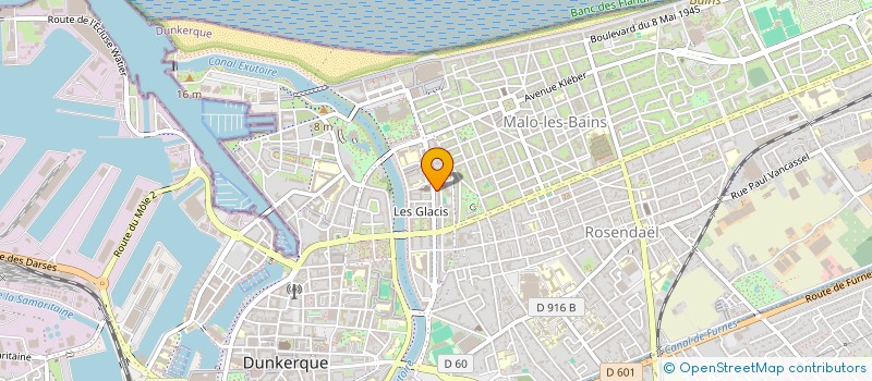 localisation de l'entreprise EXPERT IMMOBILIER à DUNKERQUE