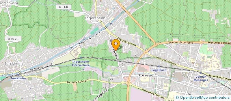 localisation de l'entreprise EXPERT IMMOBILIER  INGERSHEIM