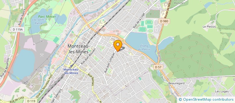 localisation de l'entreprise EXPERT INFORMATIQUE à MONTCEAU-LES-MINES