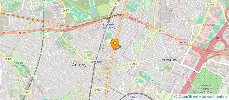 localisation de l'entreprise EXPERT INSTITUTE SOLER à ANTONY