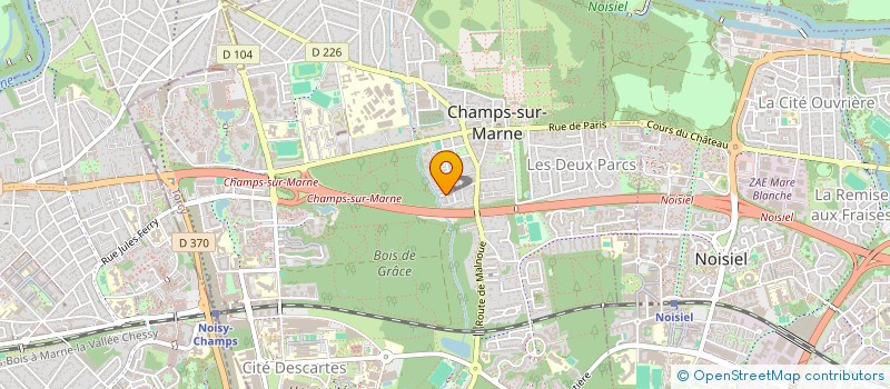 localisation de l'entreprise EXPERT ISO FENETRE  CHAMPS-SUR-MARNE