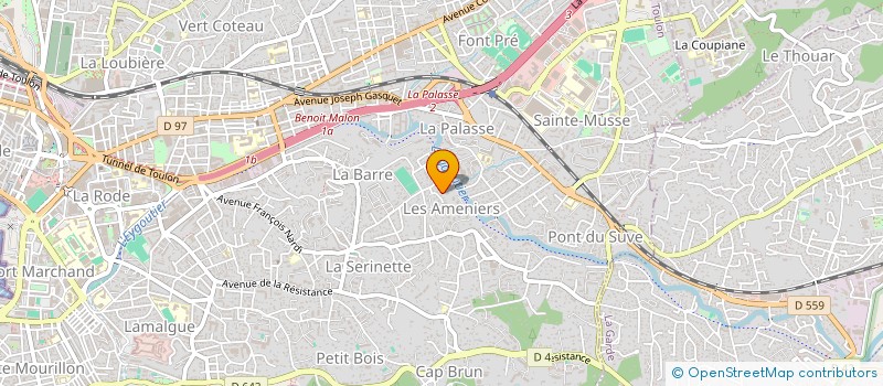 localisation de l'entreprise EXPERT LEG  TOULON