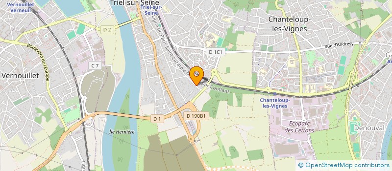 localisation de l'entreprise EXPERT LIFT à TRIEL-SUR-SEINE