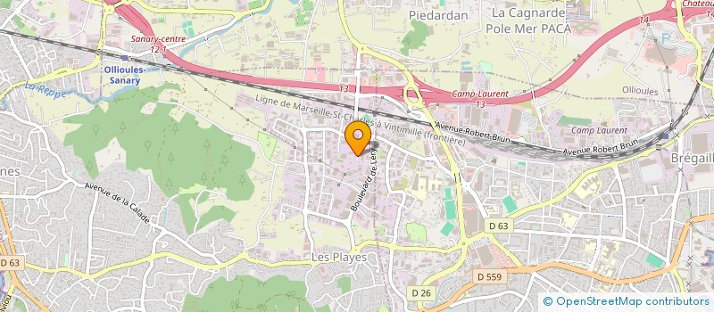 localisation de l'entreprise EXPERT LOCATION SERVICES à SIX-FOURS-LES-PLAGES