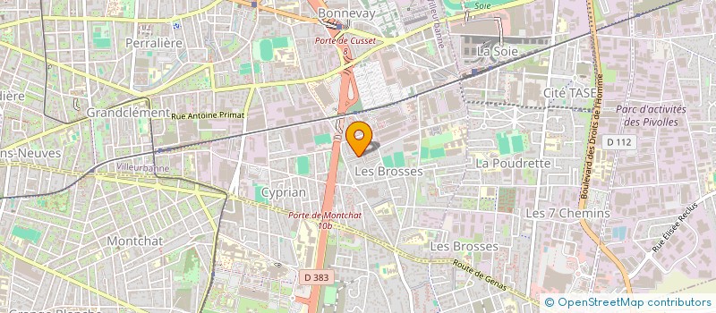 localisation de l'entreprise EXPERT METAL  VILLEURBANNE