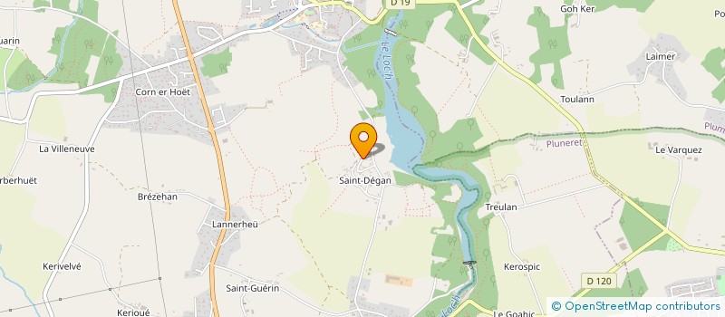 localisation de l'entreprise EXPERT PEINTURE  BRECH