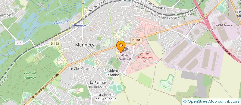 localisation de l'entreprise EXPERT PROTECTION à MENNECY