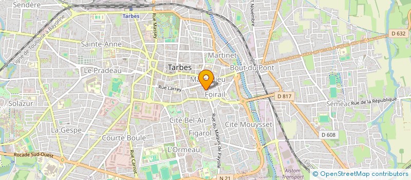 localisation de l'entreprise EXPERT PROTECTION à TARBES