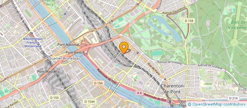 localisation de l'entreprise EXPERT RECHERCHE ET DEVELOPPEMENT SPECIALISE à CHARENTON-LE-PONT