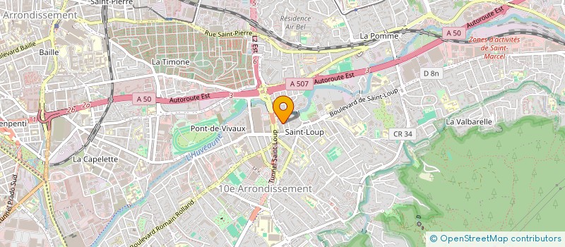 localisation de l'entreprise EXPERT RENOV' à MARSEILLE