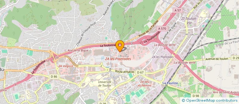 localisation de l'entreprise EXPERT'RUN & TRAIL à LA GARDE