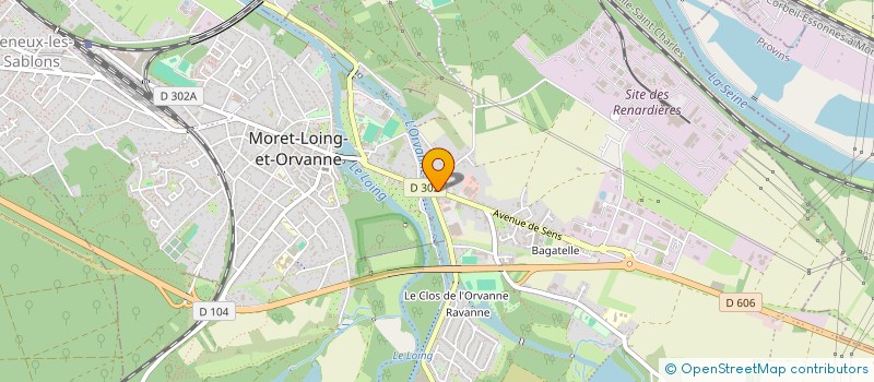 localisation de l'entreprise EXPERT SECURITY SERVICES FRANCE DISTRIBUTION à MORET-LOING-ET-ORVANNE