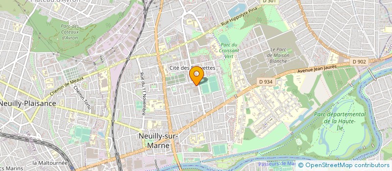 localisation de l'entreprise EXPERT SERVICE PROPRETE à NEUILLY-SUR-MARNE