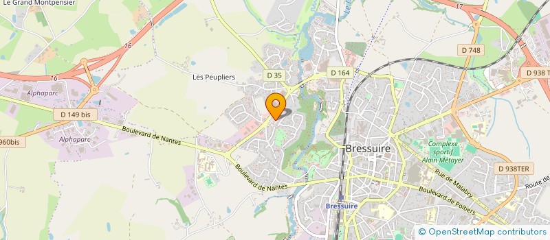 localisation de l'entreprise EXPERT SOLUTION HABITAT  BRESSUIRE