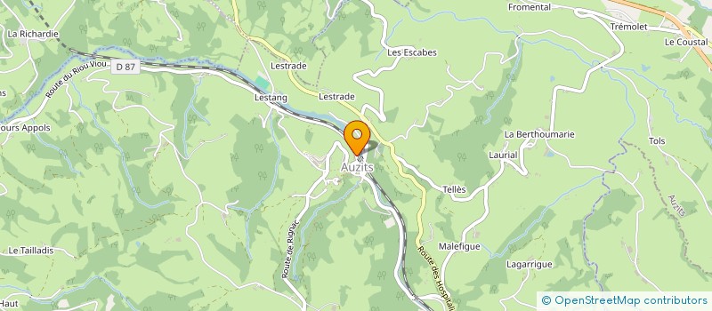 localisation de l'entreprise EXPERT SPORTS NATURE  AUZITS