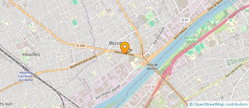 localisation de l'entreprise EXPERT TRAVAUX à BEZONS
