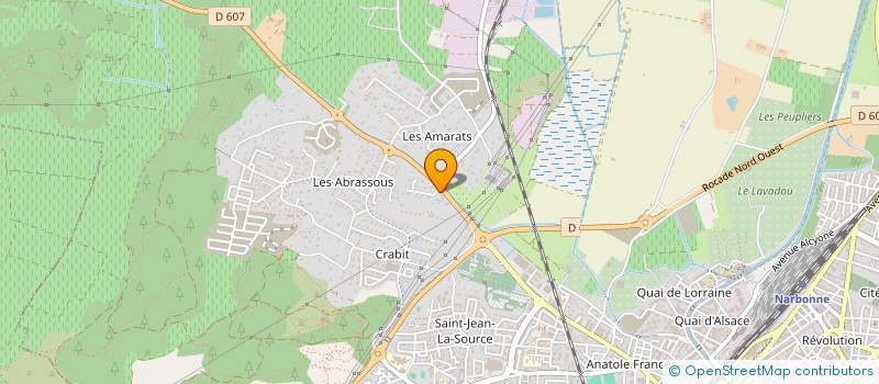 localisation de l'entreprise EXPERT VISION SAS à NARBONNE