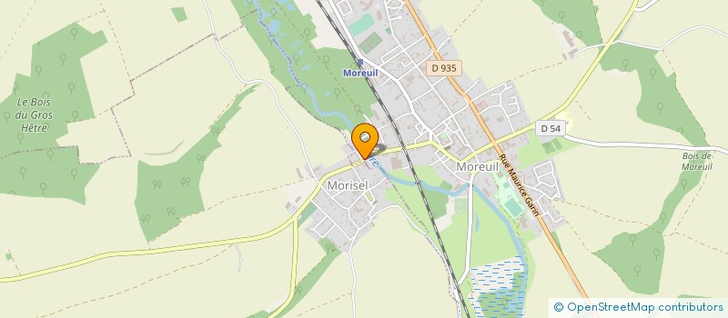 localisation de l'entreprise EXPERTALLS  MOREUIL