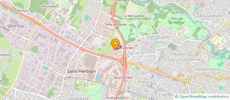 localisation de l'entreprise EXPERTALYA GESTION à SAINT-HERBLAIN