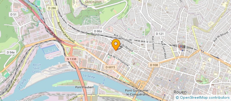 localisation de l'entreprise EXPERTART à ROUEN